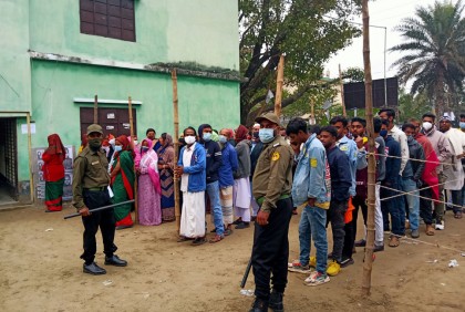 কালিয়াকৈরে ইউপি নির্বাচনে ভোটগ্রহণ শুরু 