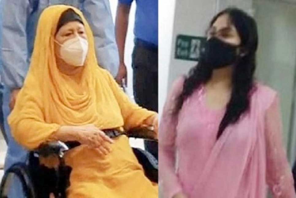 খালেদার নাতনী জাফিয়া লন্ডন ফিরে গেলেন 

