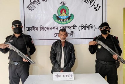 
বাড়িতে জমজমাট মাদকের কারবার, ১১ কেজি গাঁজাসহ গ্রেফতার ১