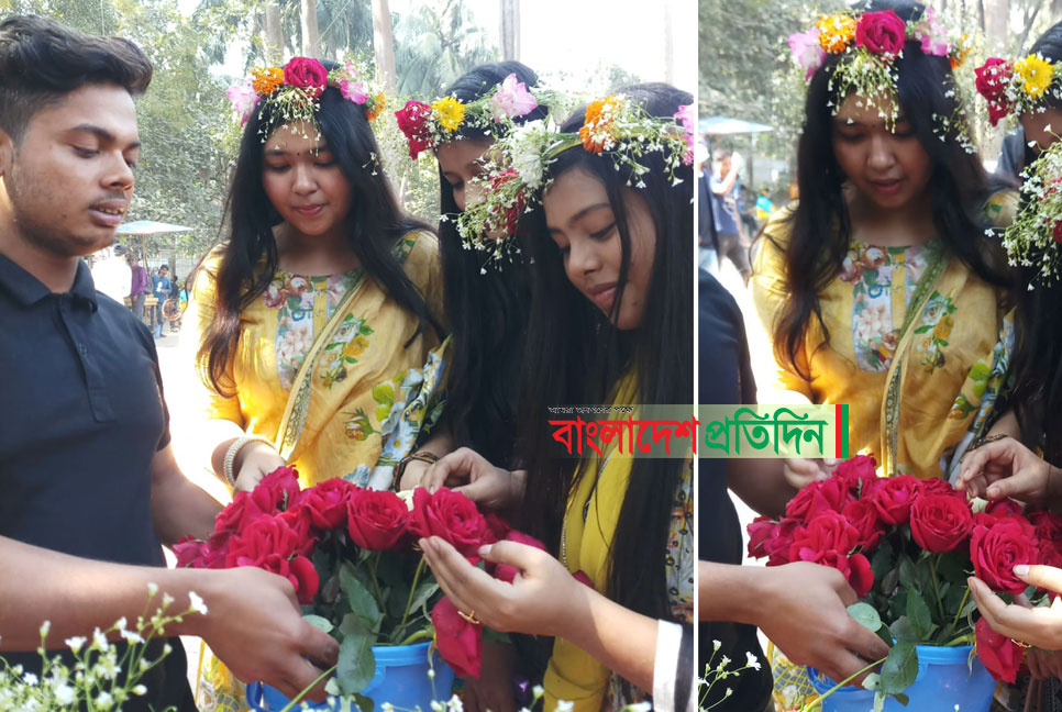 ১০ টাকার ভালোবাসার গোলাপ আজ ১০০ টাকা!