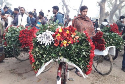 ভালোবাসা দিবস আজ, যশোরে ১৫ কোটি টাকার ফুল বিক্রি