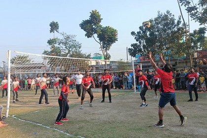 সরাইলের অরুয়াইলে ভলিবল টুর্নামেন্টের ফাইনাল অনুষ্ঠিত