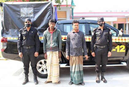 সিরাজগঞ্জে হেরোইনসহ দুই মাদক ব্যবসায়ী আটক
