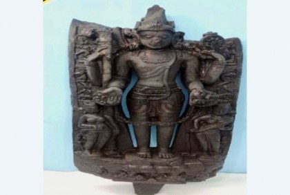 কষ্টি পাথরের দুটি মূর্তি উদ্ধার