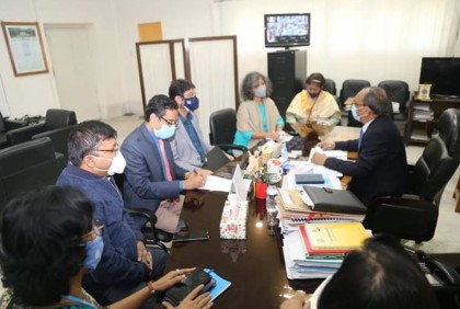 ইউনিসেফ প্রতিনিধি দলের রাবি সফর