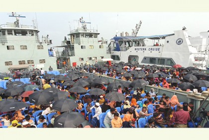 ভাসানচর গেলেন আরও ১৯০৪ রোহিঙ্গা