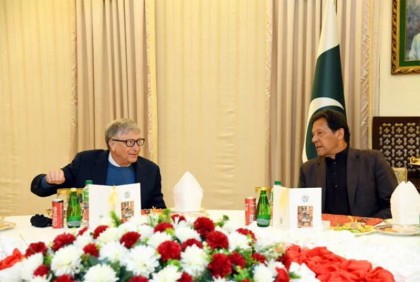 প্রথমবারের মতো পাকিস্তান সফরে বিল গেটস