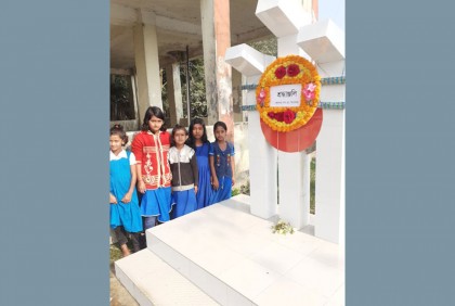 নেত্রকোনায় ১৩১৫ বিদ্যালয়ের মধ্যে ৩৯৪টিতে শহীদ মিনার