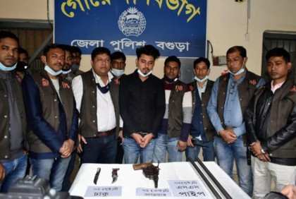 ছাত্রলীগ নেতা হত্যা মামলায় আগ্নেয়াস্ত্রসহ গ্রেফতার ১