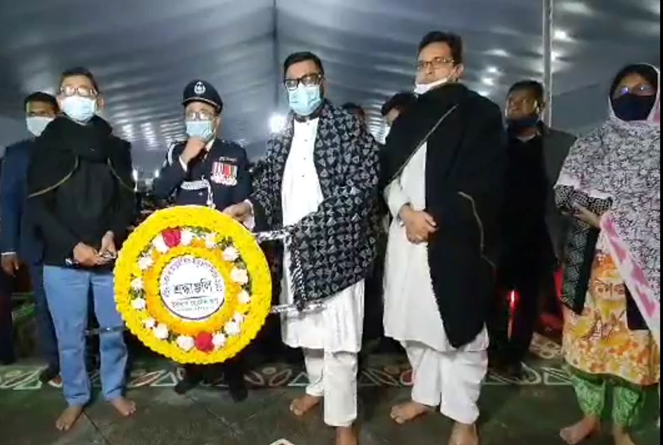 শরীয়তপুরে শ্রদ্ধায় অমর একুশে স্মরণ