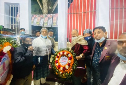 বাগেরহাটে ভাষা শহীদদের প্রতি সর্বস্তরের মানুষের শ্রদ্ধা