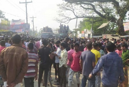 সুনামগঞ্জে পুলিশি নির্যাতনে যুবকের মৃত্যুর অভিযোগ, মহাসড়ক অবরোধ 

