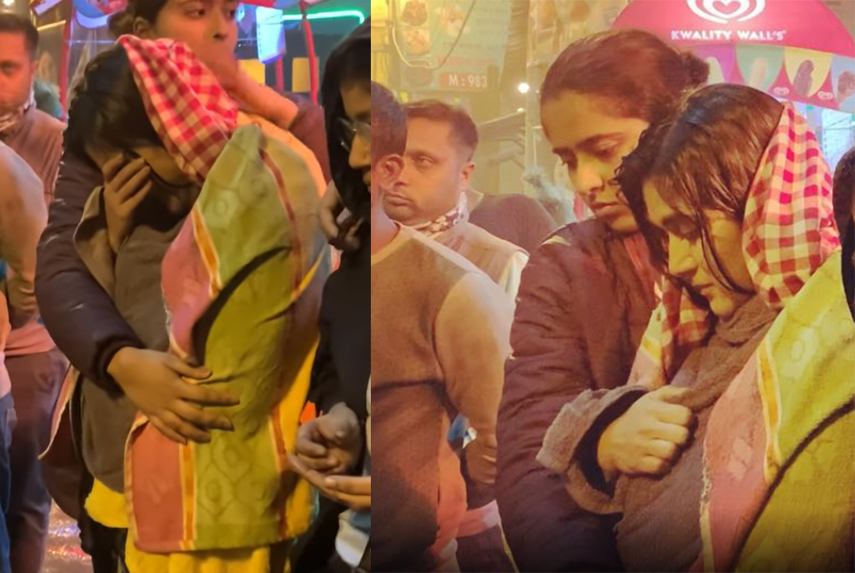 একুশের গান শুনে কাঁদলেন মিথিলা