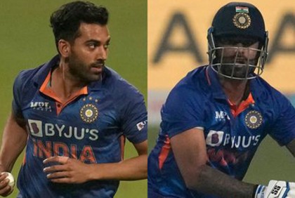 ভারতীয় শিবিরে ধাক্কা, ছিটকে গেলেন চাহার-সুর্যকুমার