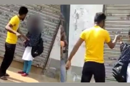 প্রেমিকাকে একের পর এক থাপ্পড়, ভিডিও ভাইরাল

