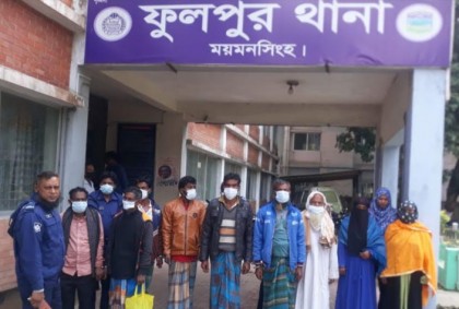 ফুলপুরে বিভিন্ন মামলায় ১০ আসামি গ্রেফতার 