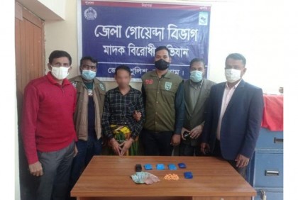 উলিপুরে মাদকসহ একজন আটক