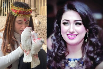 যে কারণে ভারতের কামাক্ষা মন্দিরে অপু বিশ্বাস