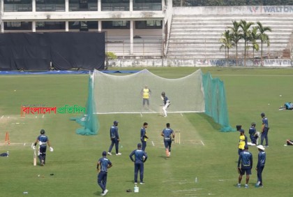 দক্ষিণ আফ্রিকা সফরকে সামনে রেখে 
বাংলাদেশ টাইগার্স দলের অনুশীলন শুরু