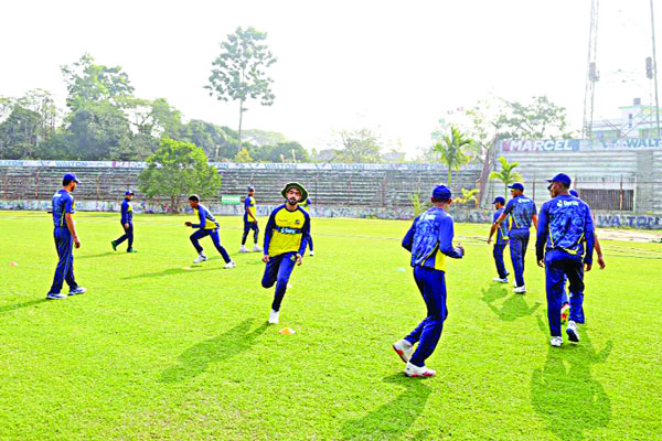 বগুড়ায় বাংলাদেশ টাইগার্সের অনুশীলন শুরু