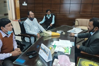 শিলাবৃষ্টি ও ঝড়ে ক্ষতিগ্রস্ত কৃষকদের সহায়তার দাবিতে মতবিনিময়