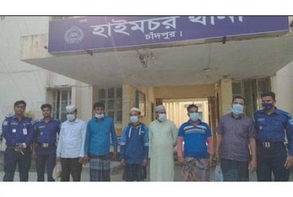 চাঁদপুরে আসামি ছিনতাই ও সরকারি কাজে বাধা প্রদানে গ্রেফতার ৬