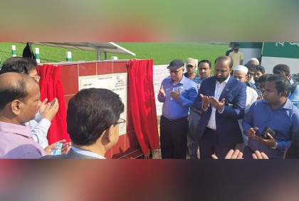বিএডিসি চেয়ারম্যানের ব্রাহ্মণবাড়িয়া সেচ প্রকল্প পরিদর্শন