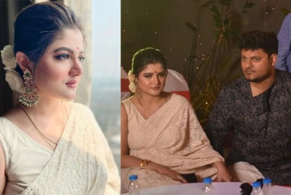 নতুন প্রেমিককে প্রকাশ্যে আনলেন শ্রাবন্তী