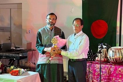 সাংবাদিক নাইম আবদুল্লাহকে সম্মাননা দিল ভবের হাট