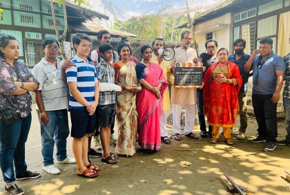 বঙ্গবন্ধুর ভাষণ নিয়ে নির্মিতব্য ‘মাইক’ চলচ্চিত্রের শুটিং শুরু


