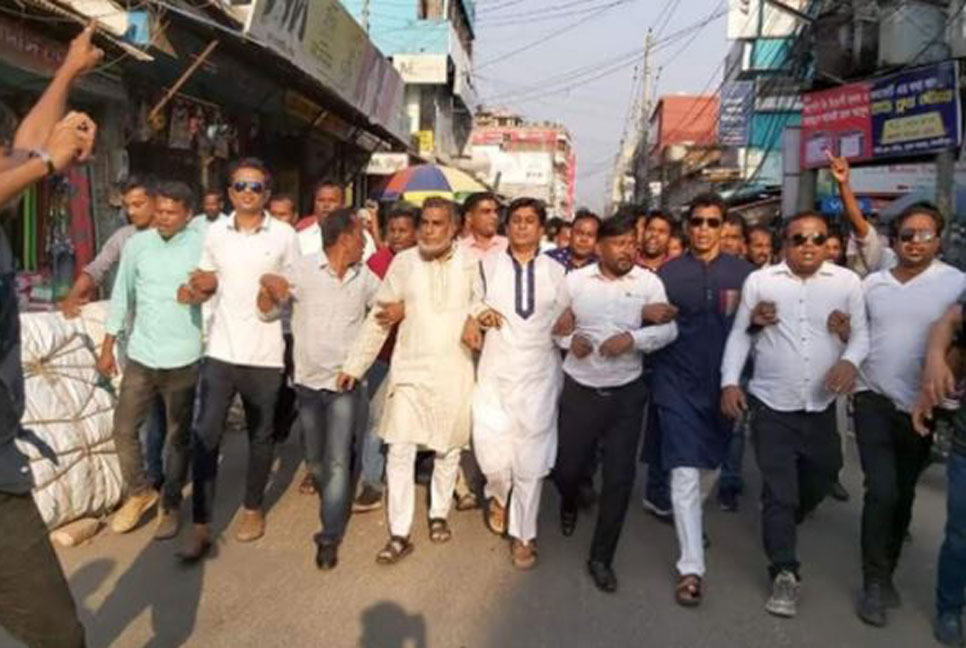 সারাদেশে স্বেচ্ছাসেবক দলের বিক্ষোভ সমাবেশ 


