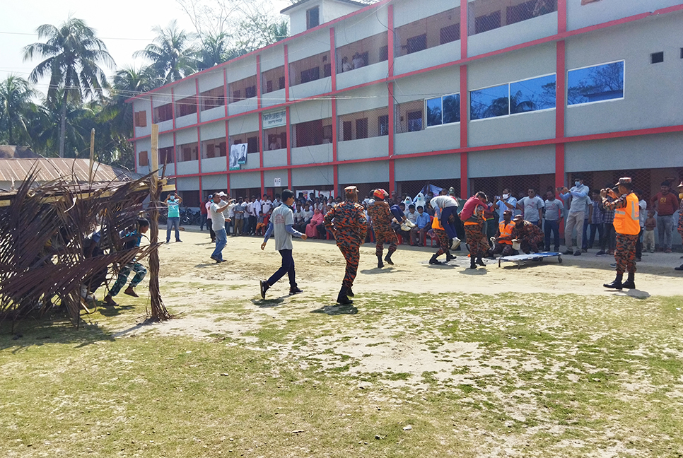 মোরেলগঞ্জে দুর্যোগ প্রস্তুতি দিবস পালন
