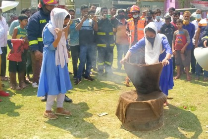 জাতীয় দুর্যোগ প্রস্তুতি দিবসে নাগরপুরে র‌্যালি