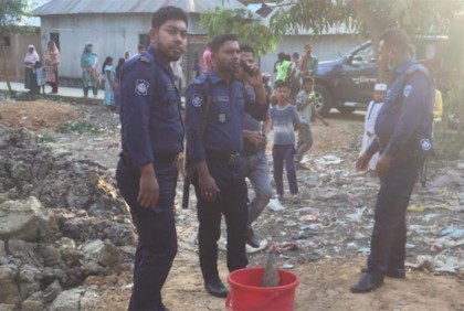 আখাউড়ায় পরিত্যক্ত মর্টার শেল উদ্ধার 