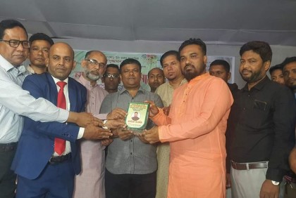 ভালুকা প্রেসক্লাবের সাধারণ সম্পাদককে নাগরিক সংবর্ধনা