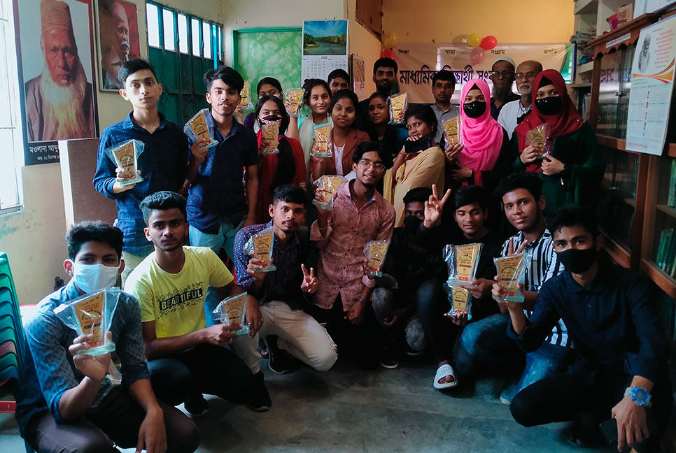 এসএসসি উত্তীর্ণ শিক্ষার্থীদের ছাত্র ফেডারেশনের সংবর্ধনা