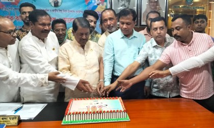 সুনামগঞ্জে বর্ণাঢ্য আয়োজনে বঙ্গবন্ধুর জন্মদিন উদযাপন