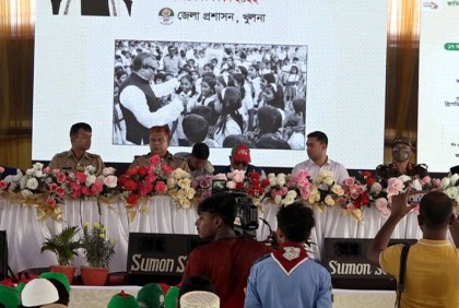 খুলনায় জাতির পিতার জন্মবার্ষিকী উদযাপিত