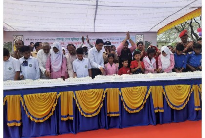 জয়পুরহাটে বঙ্গবন্ধুর জন্মদিন পালন