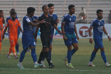 বিতর্কিত পেনাল্টির শিকার শেখ রাসেল