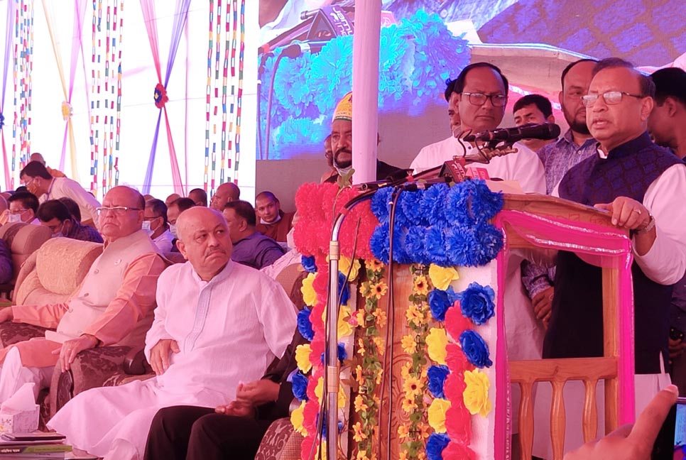 উন্নয়নে বাধা প্রদানের ষড়যন্ত্র হচ্ছে: স্থানীয় সরকার মন্ত্রী 