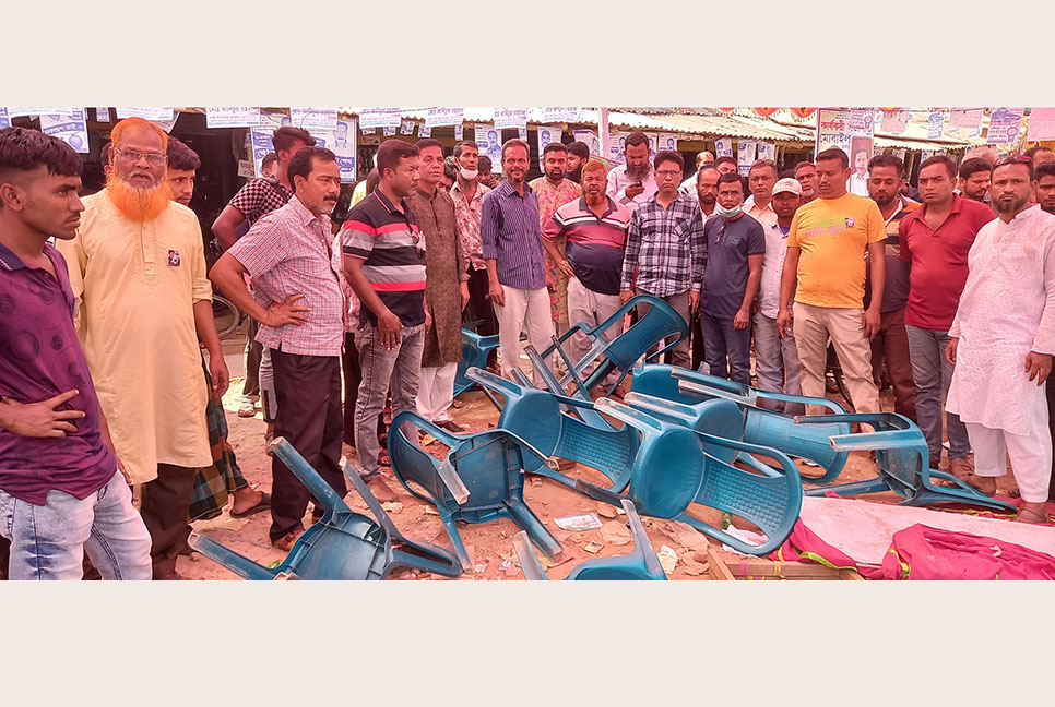ঝিনাইদহে পরিবহন শ্রমিক ইউনিয়নের নির্বাচনী কার্যালয় ভাংচুর