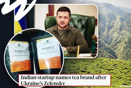 ভারতে জেলেনস্কির নামে ‘চা’
