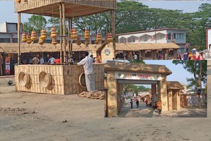 টুঙ্গিপাড়ায় চলছে ‘মুজিববর্ষ লোকজ মেলা’