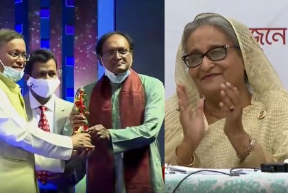 রাইসুল ইসলাম আসাদের ‘জয় বাংলা’ স্লোগানে মুগ্ধ প্রধানমন্ত্রী