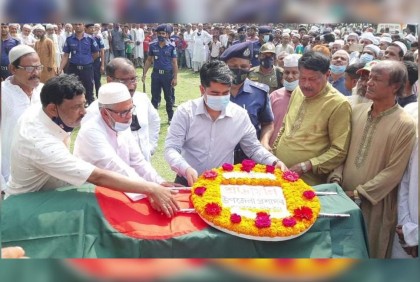 নাগরপুরে রাষ্ট্রীয় মর্যাদায় বীর মুক্তিযোদ্ধা মুলতানের দাফন সম্পন্ন 
