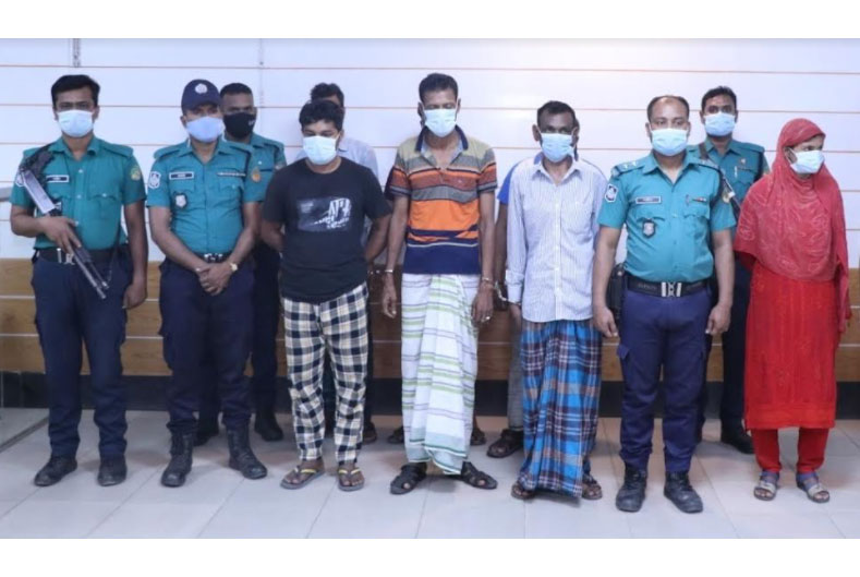 গাজীপুরে র‌্যাব পরিচয়ে ডাকাতি, নারীসহ গ্রেফতার ৭