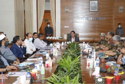 আর্মড ফোর্সেস ওয়ার কোর্সে অংশগ্রহণকারীদের প্রতিরক্ষা মন্ত্রণালয় পরিদর্শন