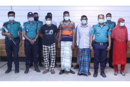 গাজীপুরে র‌্যাব পরিচয়ে ডাকাতি, নারীসহ গ্রেফতার ৭