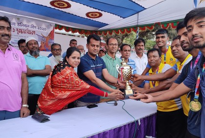 কিশোরগঞ্জে ভলিবল লীগে চ্যাম্পিয়ন স্টারলিট স্পোর্টিং ক্লাব